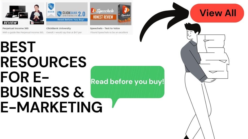 BEST RESOURCES FOR E-BUSINESS & E-MARKETING