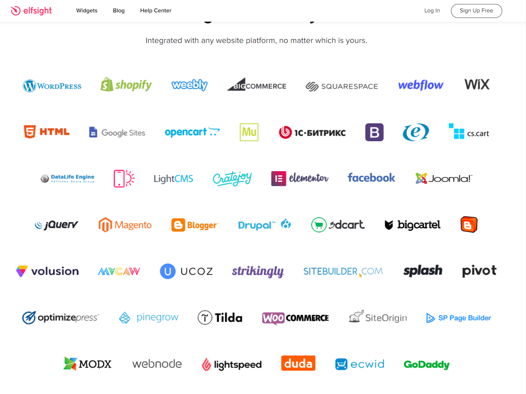 elfsight integration